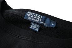画像4: 90-00s Used Polo Ralph Lauren Sweat Shirt Black (4)