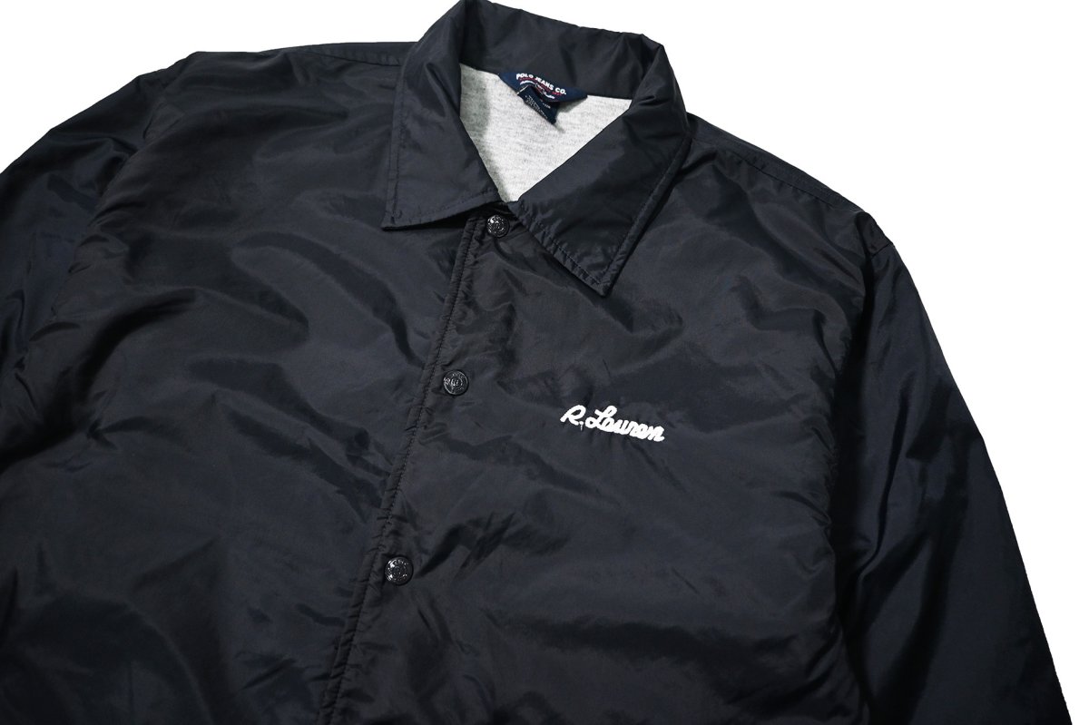 画像3: 90-00s Used Polo Jeans Co. Ralph Lauren Coach Jacket Dark Navy ラルフローレン (3)