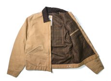画像5: 09' Used Carhartt Blanket Lined Duck Detroit Jacket Camel (5)