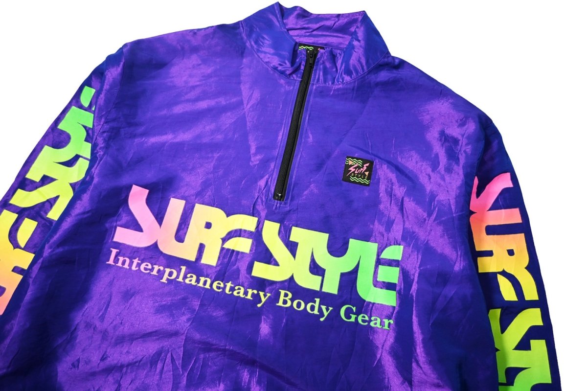 画像3: 90s Deadstock Surf Style Nylon Pullover (3)