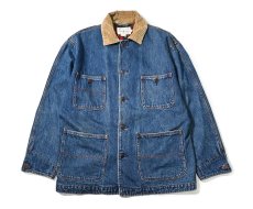 画像1: 90-00s Used Ralph Lauren Denim Chore Coat ラルフローレン (1)