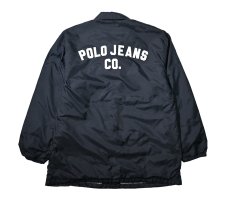 画像2: 90-00s Used Polo Jeans Co. Ralph Lauren Coach Jacket Dark Navy ラルフローレン (2)