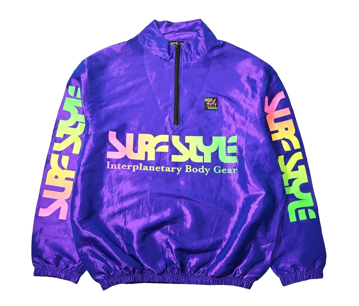 画像1: 90s Deadstock Surf Style Nylon Pullover (1)
