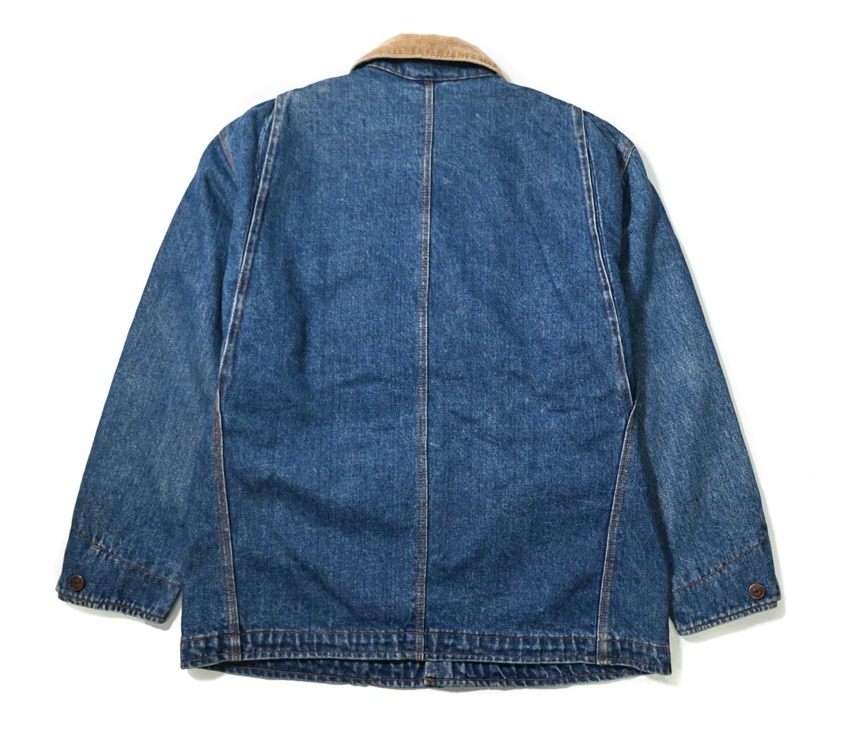 画像2: 90-00s Used Ralph Lauren Denim Chore Coat ラルフローレン (2)