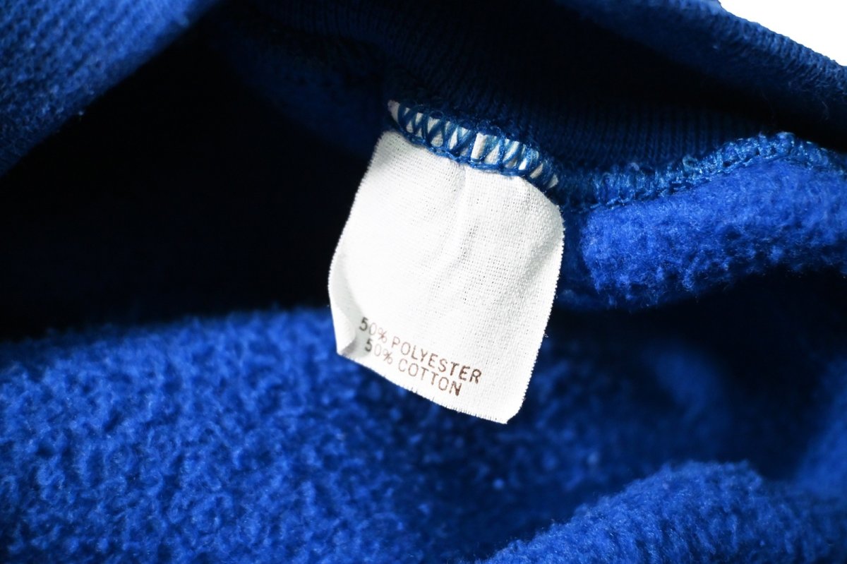 画像5: 90s Used Russell Athletic Blank Sweat Hoodie Blue made in USA (5)