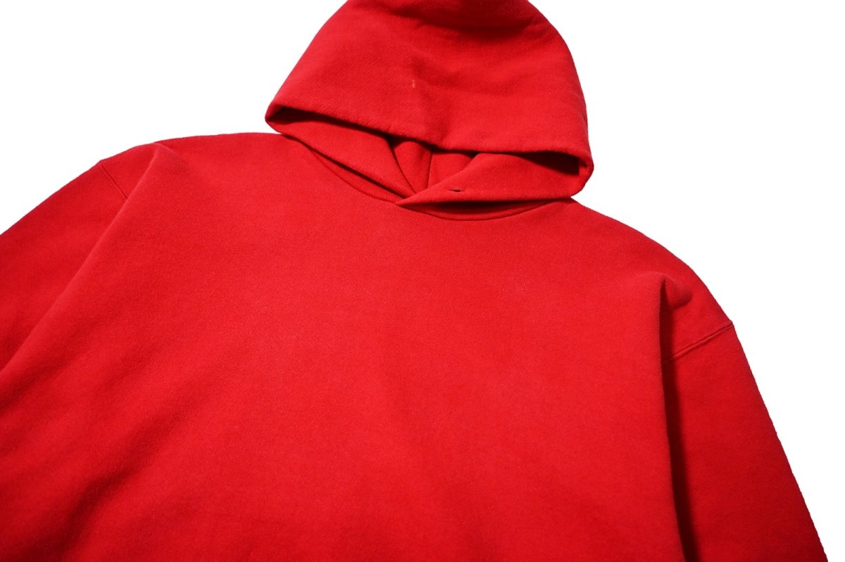 画像2: 90s Used Russell Athletic Blank Sweat Hoodie Red made in USA (2)