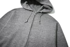 画像2: 90s Used Russell Athletic Blank Zip Sweat Hoodie Grey made in USA (2)