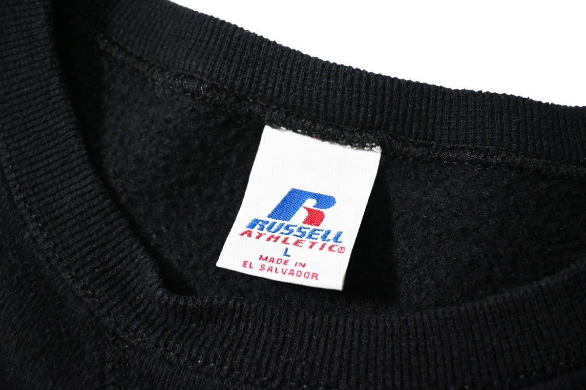 画像4: 90-00s Used Russell Athletic Blank Sweat Shirt Black (4)