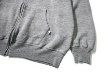 画像3: 90s Used Russell Athletic Blank Zip Sweat Hoodie Grey made in USA (3)