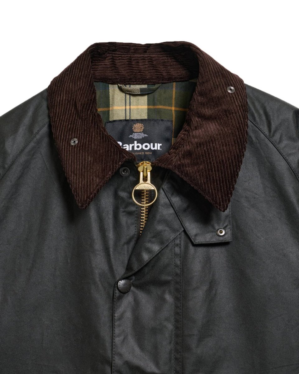 画像3: Barbour Transport Waxed Jacket Sage バブアー (3)