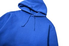 画像2: 90s Used Russell Athletic Blank Sweat Hoodie Blue made in USA (2)