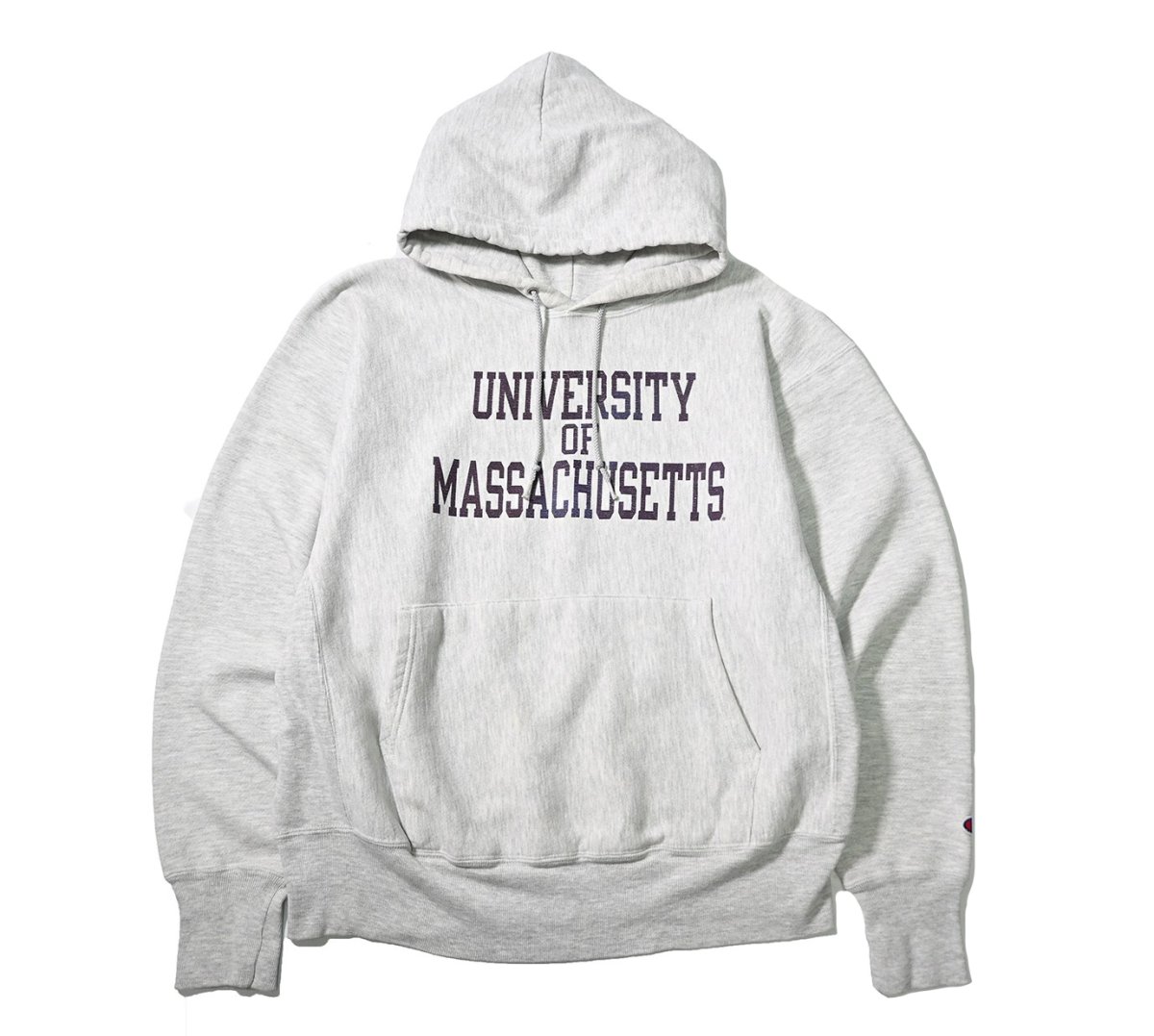 画像1: 00s Used Champion Reverse Weave Sweat Hoodie "University of Massachusetts" (1)