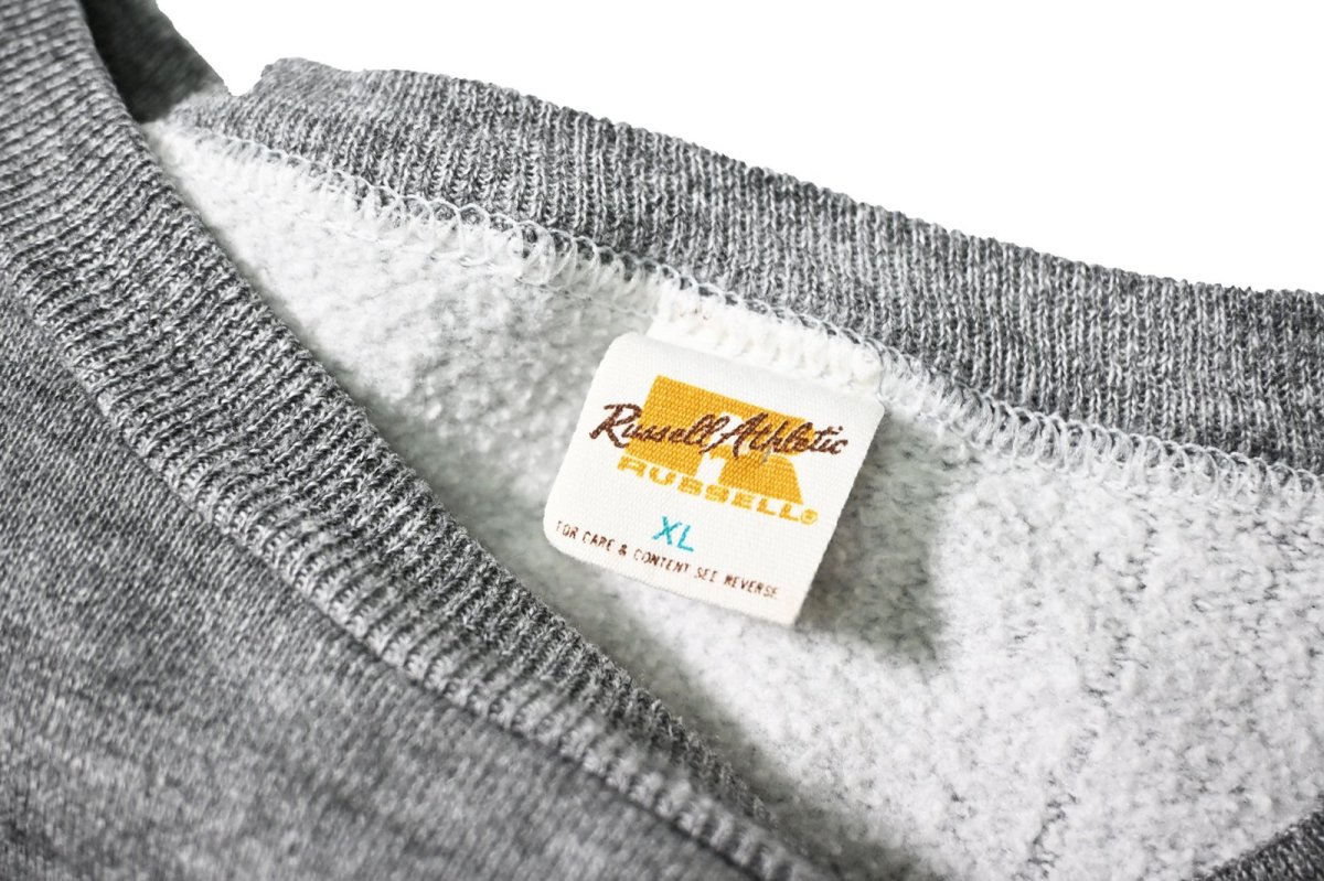 画像4: 70-80s Used Russell Athletic Blank Sweat Shirt Grey made in USA (4)