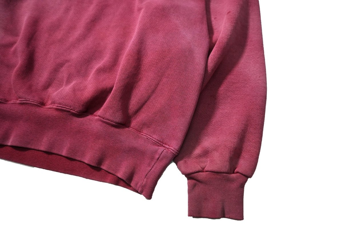 画像3: 90s Used Russell Athletic High Cotton Blank Sweat Shirt Burgundy made in USA (3)