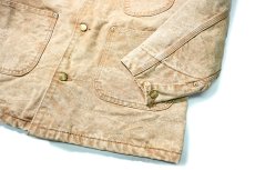 画像4: 80-90s Used Carhartt Blanket Lined Michigan Chore Coat Brown (4)