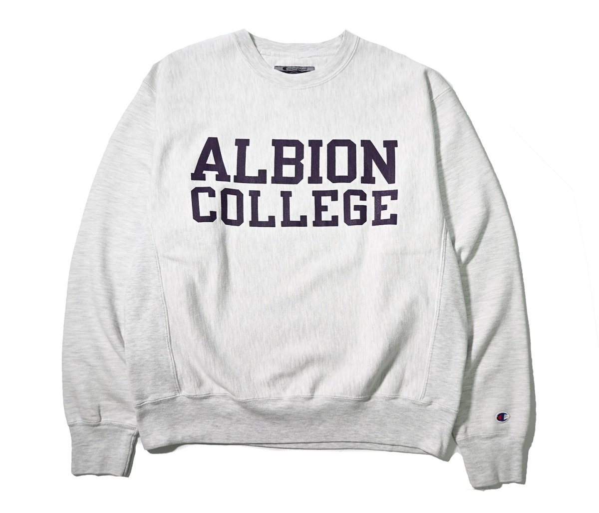 画像1: 00s Used Champion Reverse Weave Sweat Shirt "Albion College" (1)