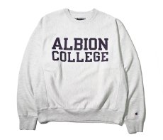 画像1: 00s Used Champion Reverse Weave Sweat Shirt "Albion College" (1)
