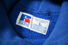 画像4: 90s Used Russell Athletic Blank Sweat Hoodie Blue made in USA (4)