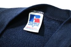 画像4: 90s Used Russell Athletic Blank Sweat Shirt Navy made in USA (4)