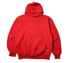 画像1: 90s Used Russell Athletic Blank Sweat Hoodie Red made in USA (1)