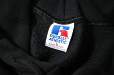 画像4: 90s Used Russell Athletic Blank Button Sweat Hoodie Black made in USA (4)