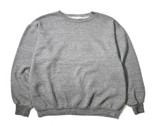 画像1: 70-80s Used Russell Athletic Blank Sweat Shirt Grey made in USA (1)