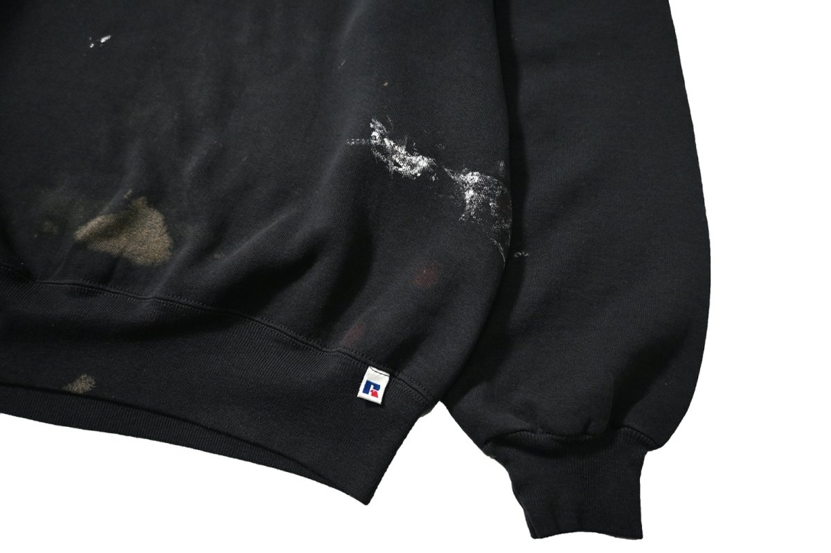 画像3: 90s Used Russell Athletic Blank Sweat Shirt Black made in USA (3)