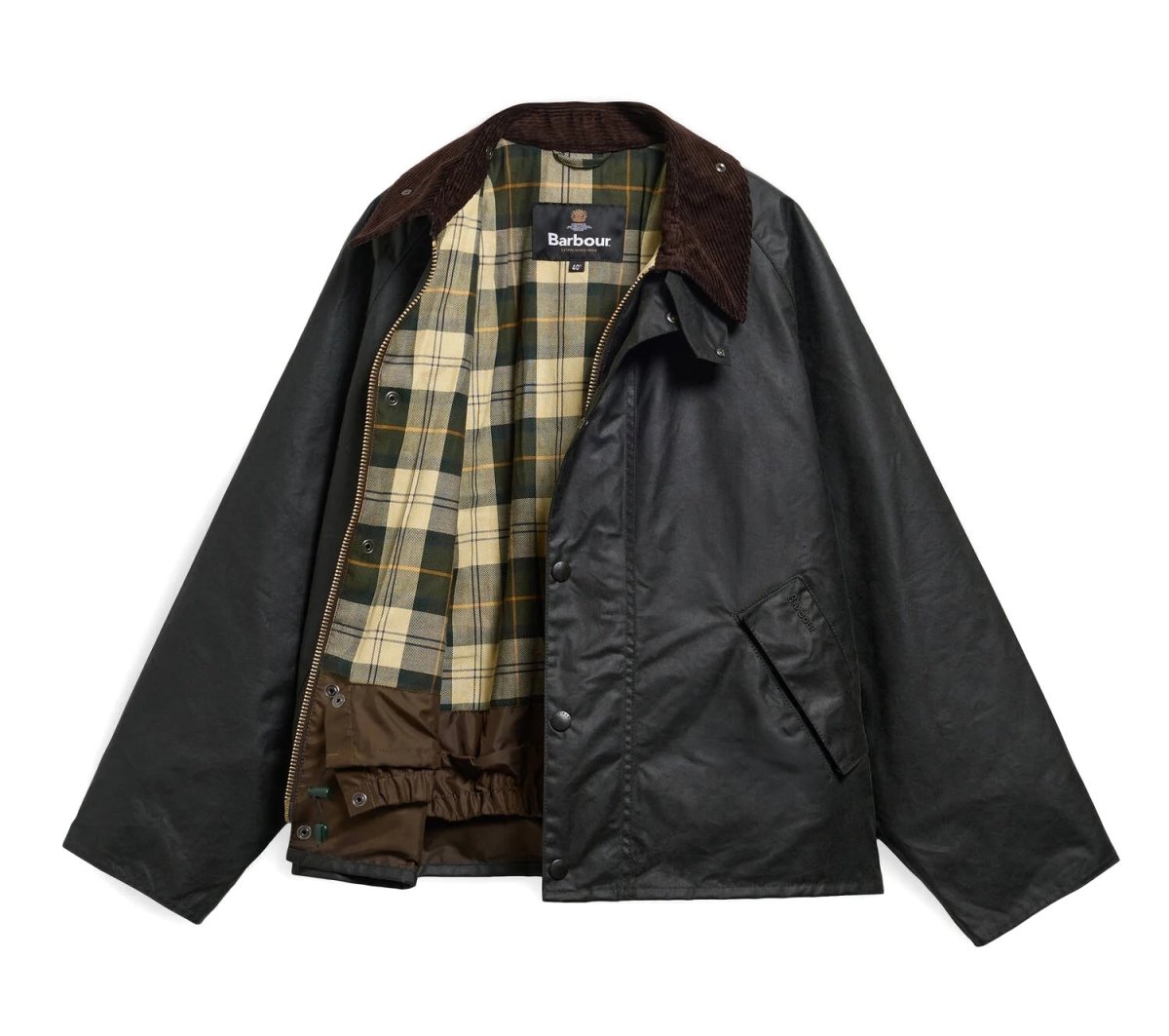 画像5: Barbour Transport Waxed Jacket Sage バブアー (5)