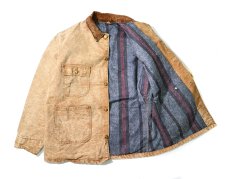 画像6: 80-90s Used Carhartt Blanket Lined Michigan Chore Coat Brown (6)