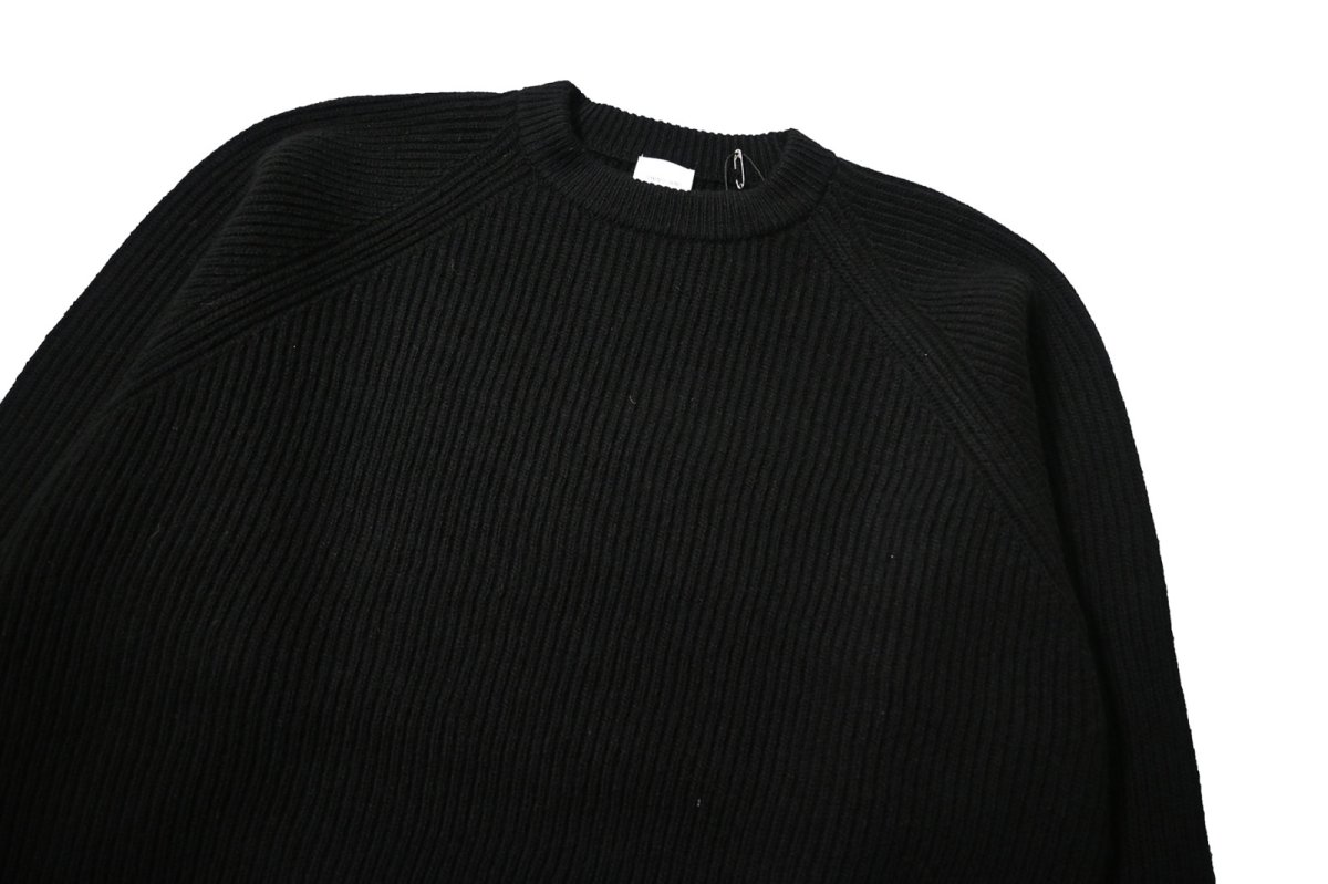 画像2: DAMAGE DONE Cashmere Knit Sweater Black (2)