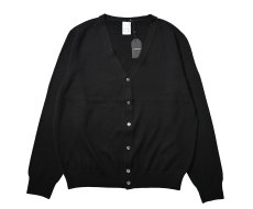 画像1: DAMAGE DONE High Gauge Merino Wool Knit Cardigan Black (1)