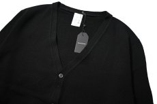 画像2: DAMAGE DONE High Gauge Merino Wool Knit Cardigan Black (2)