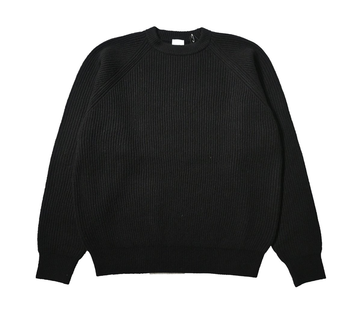 画像1: DAMAGE DONE Cashmere Knit Sweater Black (1)
