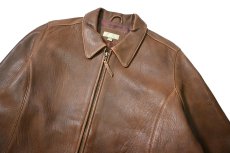 画像3: Used The Territory Ahead Leather Jacket Brown (3)
