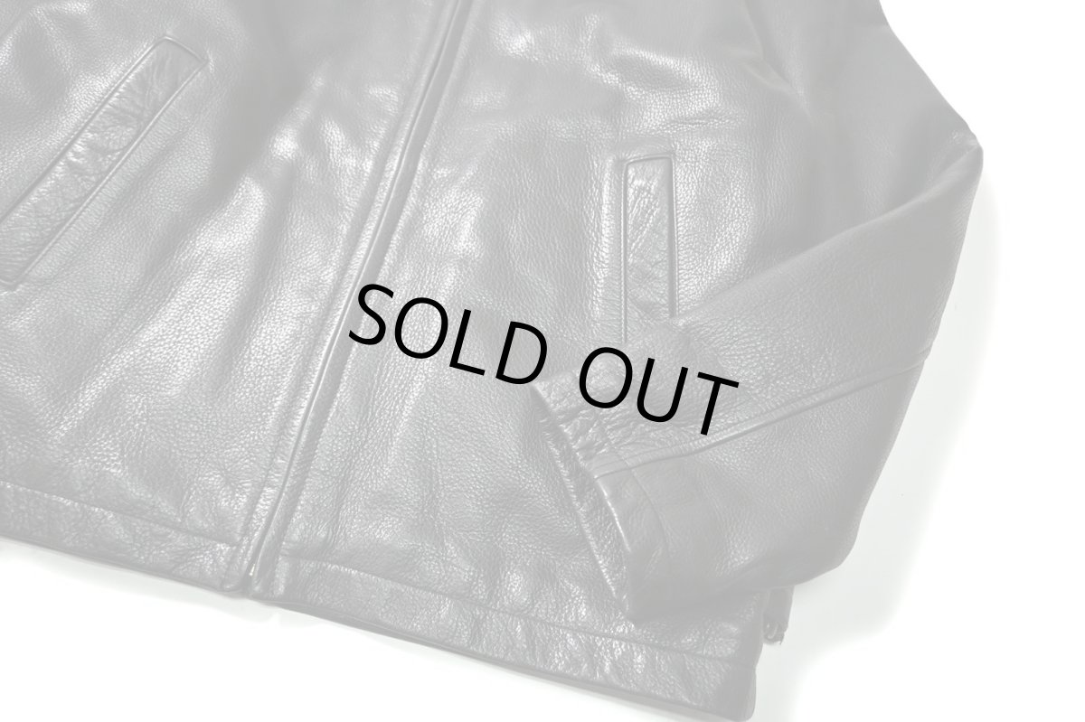 画像4: 90-00s Used Dockers Leather Jacket Black (4)