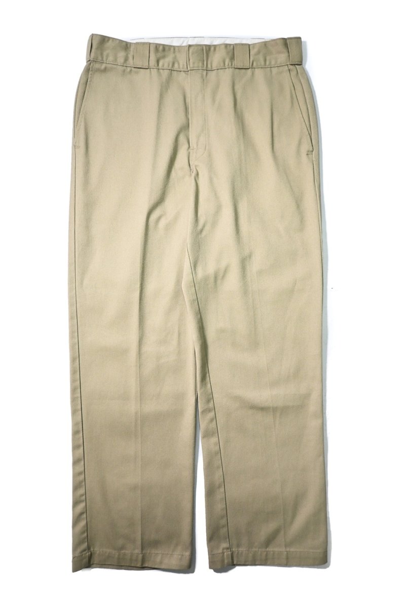 画像1: 90s Used Dickies 874 Work Pants Khaki made in USA (1)