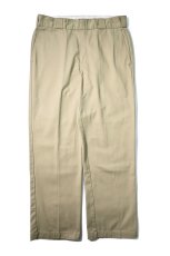 画像1: 90s Used Dickies 874 Work Pants Khaki made in USA (1)