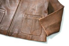 画像4: Used The Territory Ahead Leather Jacket Brown (4)