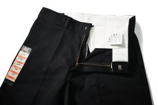 画像6: 00s Deadstock Dickies 85283BK Double Knee Work Pants Black (6)