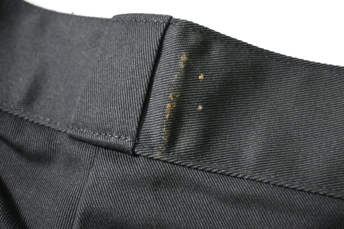 画像6: 90s Deadstock Dickies 85283CH Double Knee Work Pants Charcoal made in USA (6)
