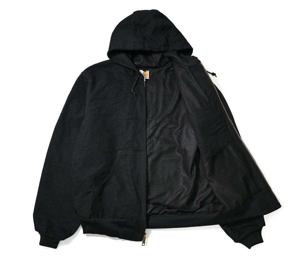 画像4: Used Carhartt Thermal Lined Active Jacket Black made in USA (4)