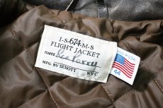 画像6: 80-90s Used Schott Type A-2 Leather Flight Jacket made in USA (6)