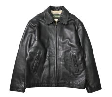 画像1: 90-00s Used Dockers Leather Jacket Black (1)