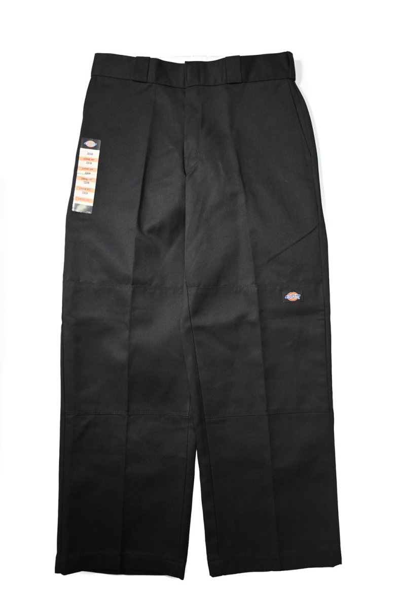 画像1: 00s Deadstock Dickies 85283BK Double Knee Work Pants Black (1)