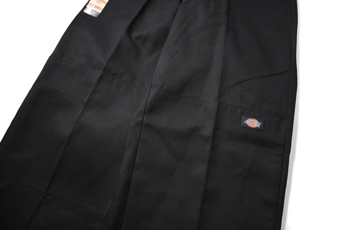 画像4: 00s Deadstock Dickies 85283BK Double Knee Work Pants Black (4)