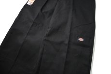 画像4: 00s Deadstock Dickies 85283BK Double Knee Work Pants Black (4)