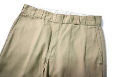 画像2: 90s Used Dickies 874 Work Pants Khaki made in USA (2)