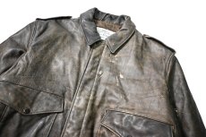 画像3: 80-90s Used Schott Type A-2 Leather Flight Jacket made in USA (3)