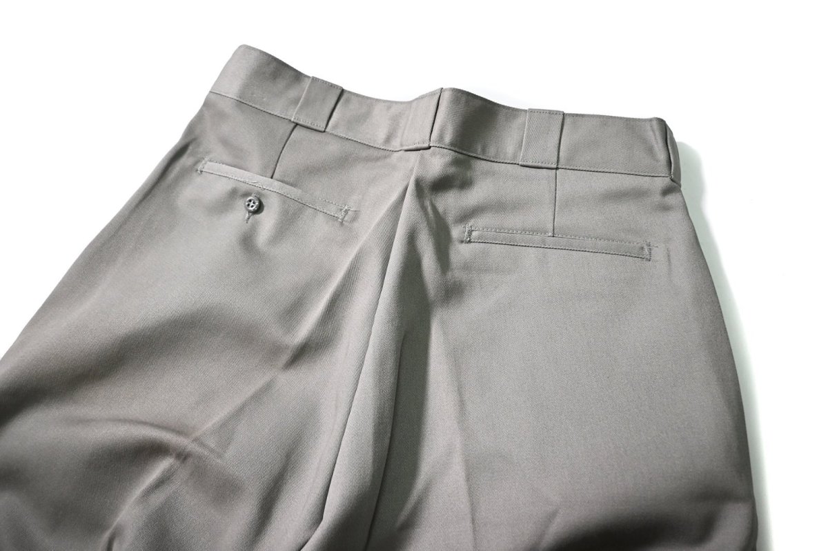 画像5: 90s Deadstock Dickies 85283SV Double Knee Work Pants Silver made in USA (5)