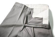 画像6: 90s Deadstock Dickies 85283SV Double Knee Work Pants Silver made in USA (6)